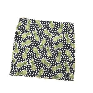 Pineapple print mini skirt